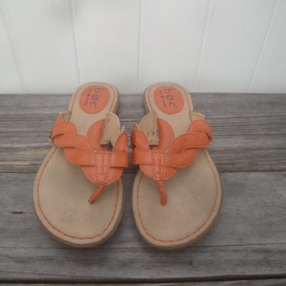 BOC Born Concepts Sandals Size 7 Orange Style Quality Sandals - Picture 2 of 5
